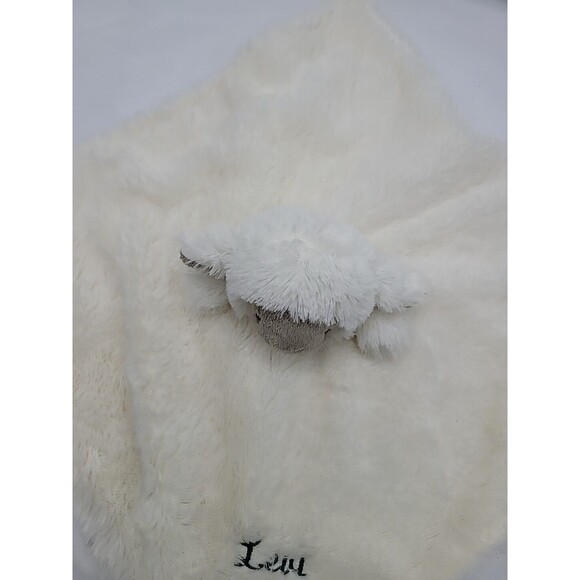 Elegant Baby White Lamb Lovey Security Blanket Replacement 10" X 10" Leui - Picture 9 of 16